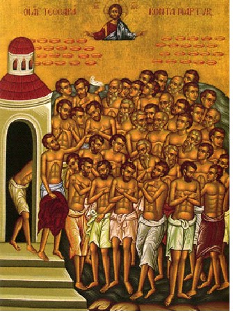 22. Март: Светих 40 мученика – Младенци